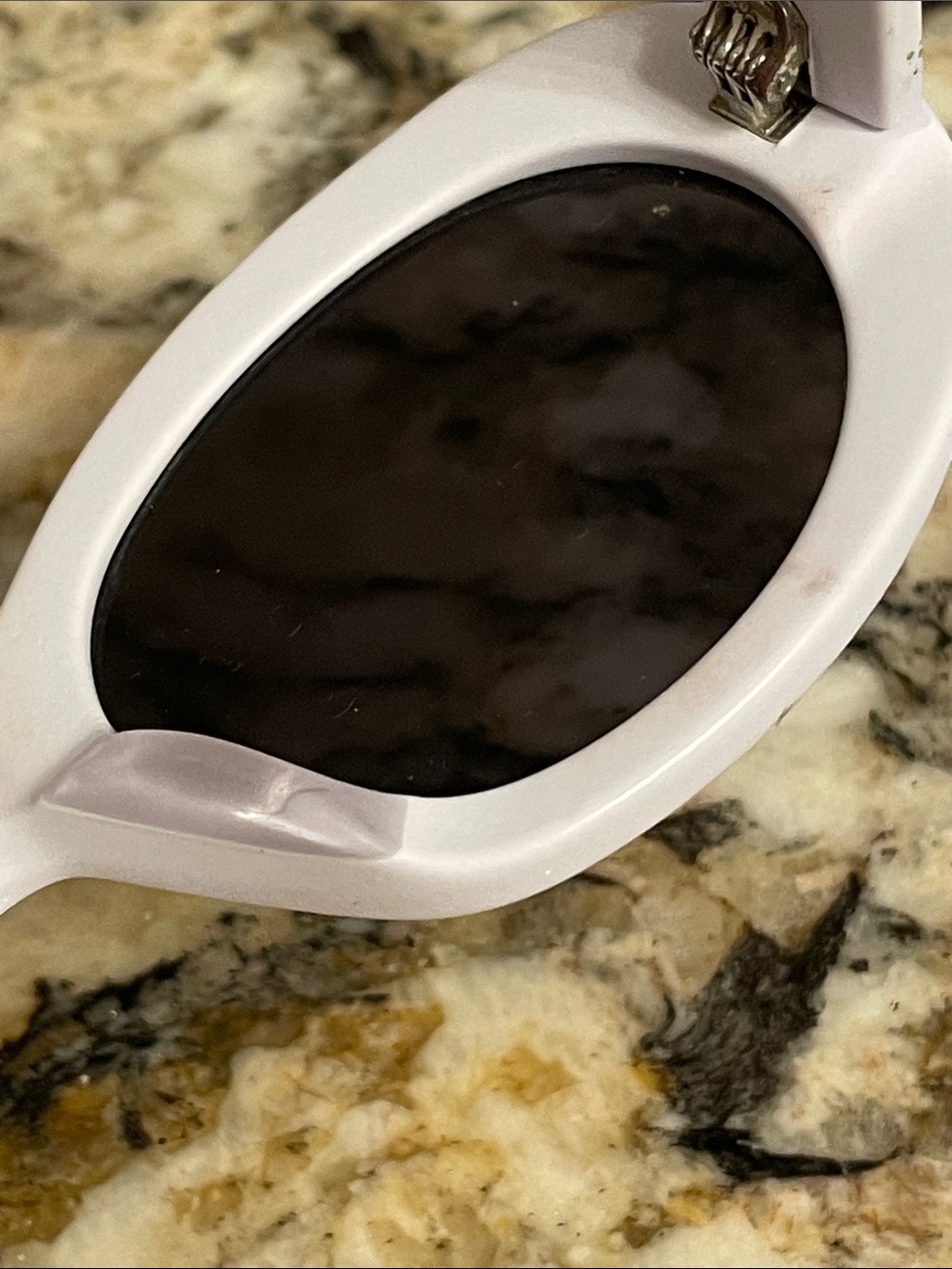 Celine White Oval Sunglasses - Picture 12 of 13